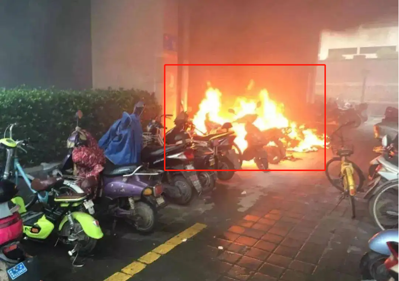 电动车着火识别